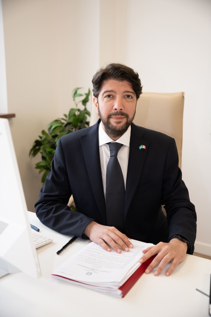 Aniello Italian diplomat in Astana