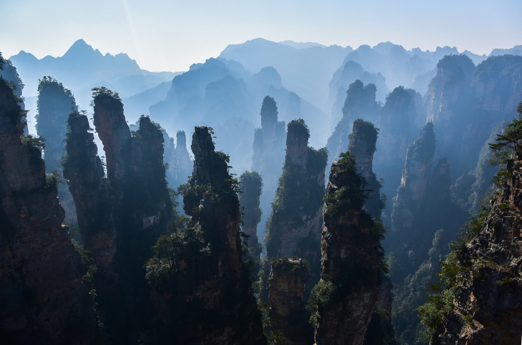 Zhangjiajie National Forest Park китай национальный парк