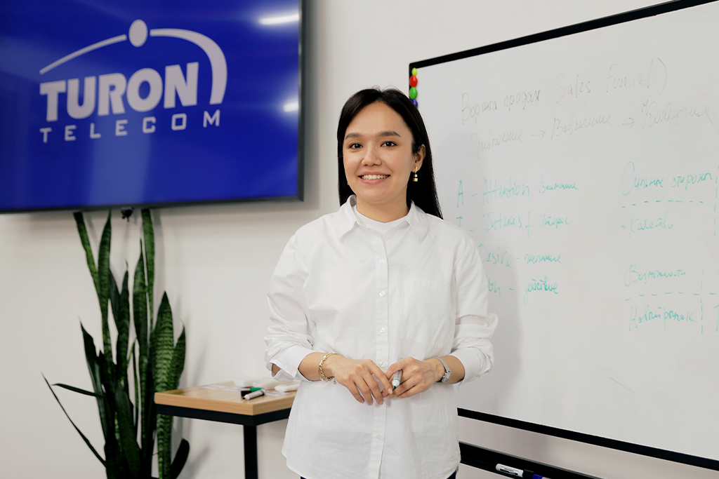 Allambergenova как устроиться в Turon Telecom